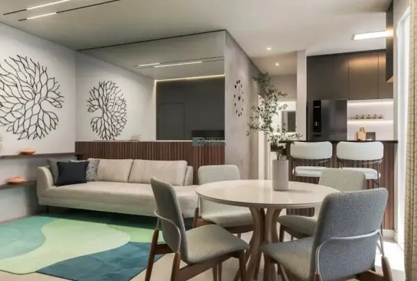 Apartamento 2 quartos 2 banheiros 112m²