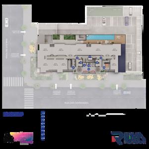 Apartamento 2 quartos 1 banheiro 55m²