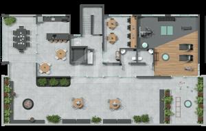 Apartamento 1 quarto 1 banheiro 25m²