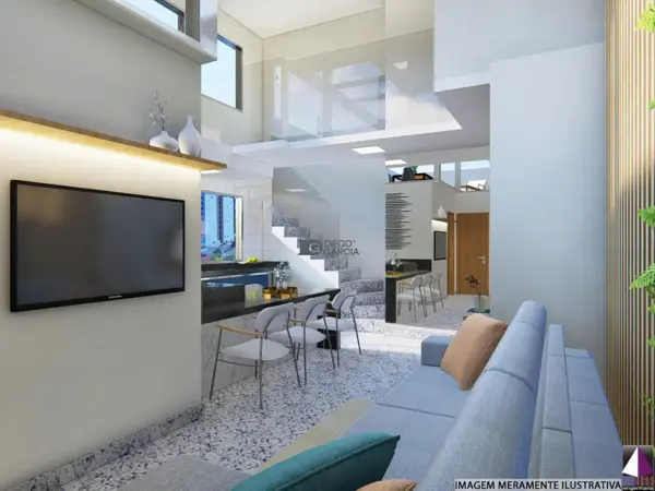 Apartamento 2 quartos 2 banheiros 54m²