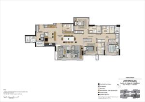 Apartamento 3 quartos 4 banheiros 137m²