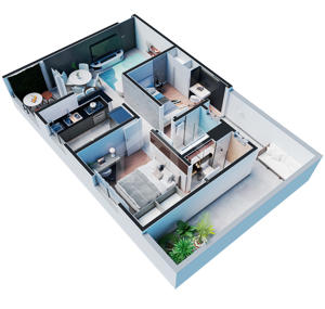 Apartamento 1 - 2 quartos 0 - 2 vagas 25 a 113m²

