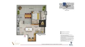 Apartamento 3 quartos  banheiros 118m²