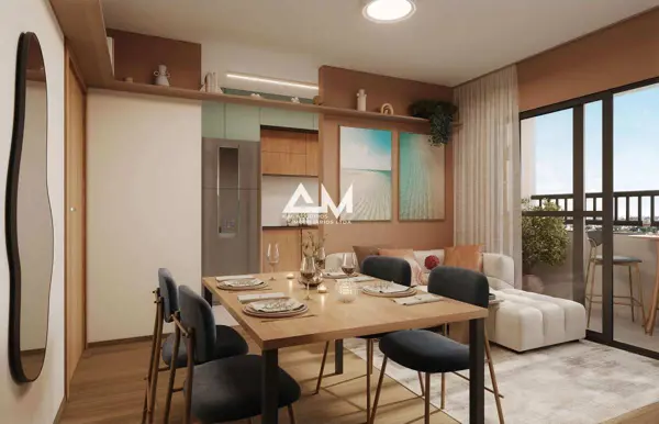 Apartamento 2 quartos 2 banheiros 40m²