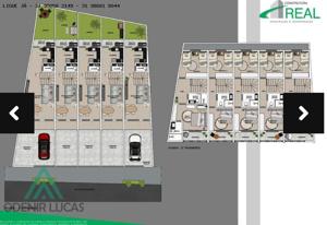 Apartamento 2 quartos 1 banheiro 22m²