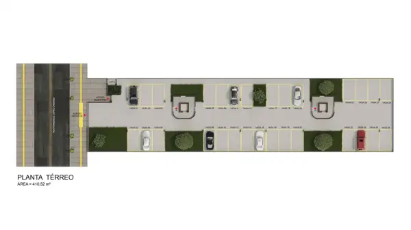 Apartamento 2 quartos 1 banheiro 45m²