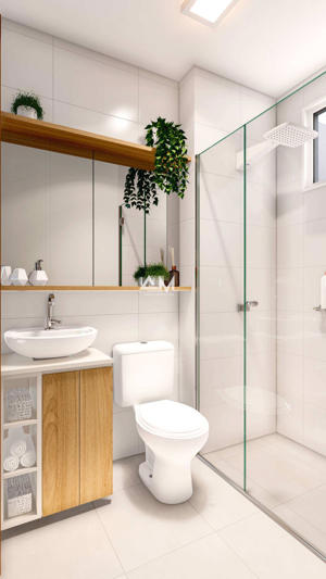 Apartamento 2 quartos 1 banheiro 45m²