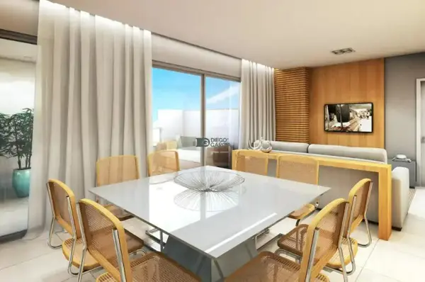Apartamento 4 quartos 3 banheiros 203m²