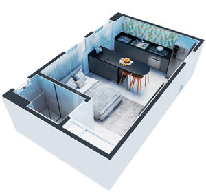 Apartamento 1 - 2 quartos 0 - 2 vagas 25 a 113m²
