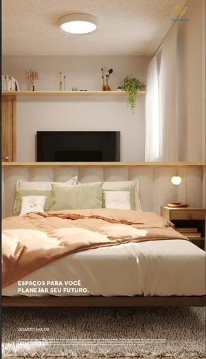Apartamento 2 quartos 1 banheiro 44m²
