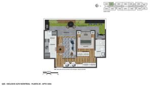 Apartamento 2 quartos 2 banheiros 53m²
