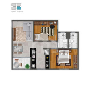 Apartamento 1 - 2 quartos 0 - 2 vagas 25 a 113m²
