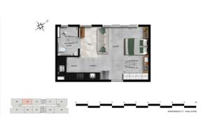 Apartamento 2 quartos 2 banheiros 73m²