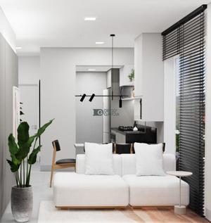 Apartamento 2 quartos 1 banheiro 59m²