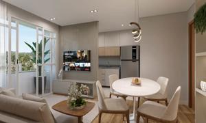 Apartamento 2 quartos 2 banheiros 53m²