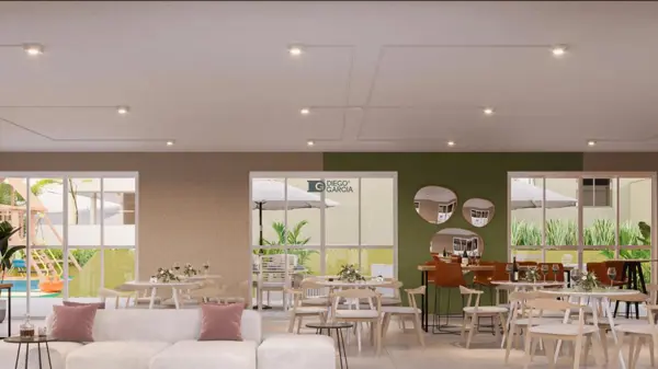 Apartamento 3 quartos 2 banheiros 67m²