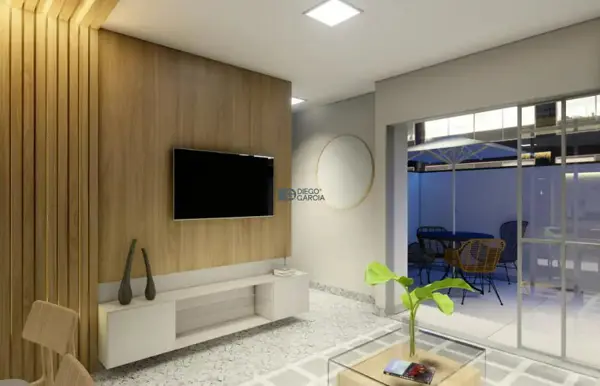 Apartamento 2 quartos 3 banheiros 60m²

