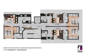 Apartamento 2 quartos 2 banheiros 54m²