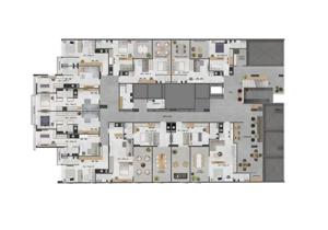 Apartamento 1 quarto  banheiros 31m²