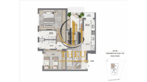 Apartamento 2 quartos 2 banheiros 320m²