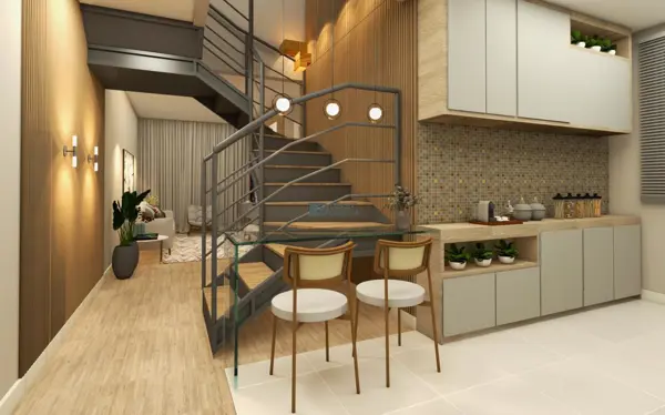 Apartamento 2 quartos 1 banheiro 45m²