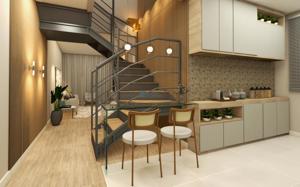 Apartamento 2 quartos 1 banheiro 45m²
