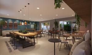 Apartamento 2 quartos 1 banheiro 55m²