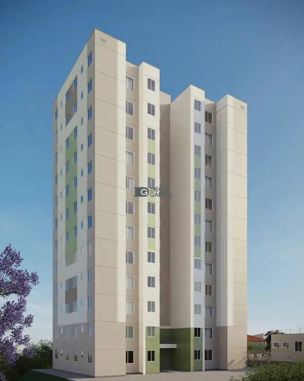 Apartamento 2 quartos 1 banheiro 48m²