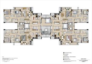 Apartamento 3 quartos 4 banheiros 137m²