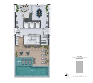 Apartamento 2 quartos 2 banheiros 106m²