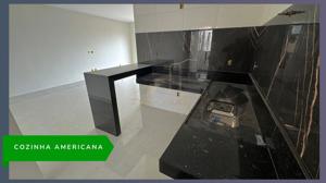 Casa 3 quartos 2 banheiros 80m²
