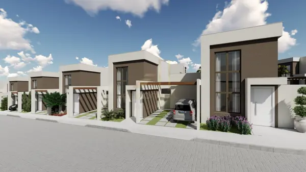 Casa 3 quartos 2 banheiros 115,34m²
