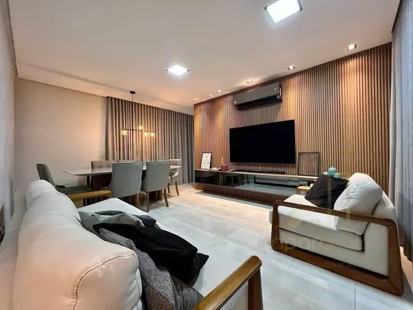 Apartamento 3 quartos 2 banheiros 105m²
