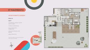 Apartamento 3 quartos 3 banheiros 191m²