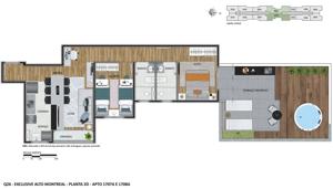 Apartamento 2 quartos 2 banheiros 53m²