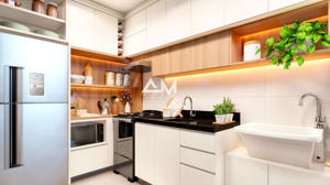 Apartamento 2 quartos 1 banheiro 45m²