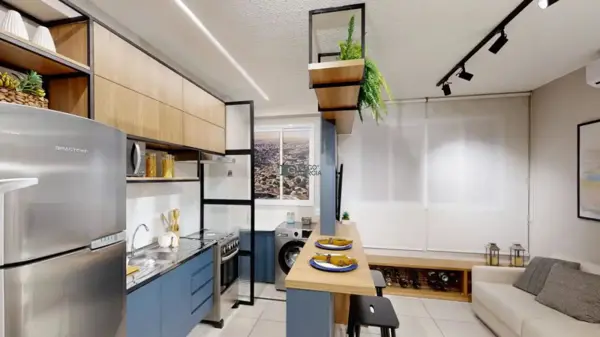 Apartamento 2 quartos 1 banheiro 43m²
