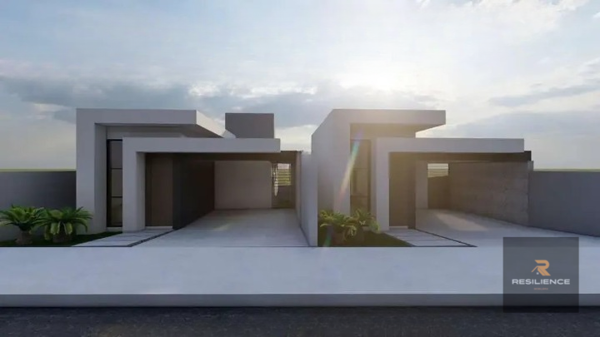 Casa 3 quartos 2 banheiros 112m²