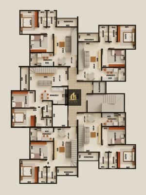 Apartamento 2 quartos 1 banheiro 189m²