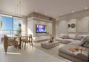 Apartamento 3 quartos 2 banheiros 73m²