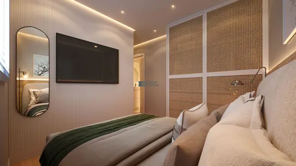 Apartamento 2 quartos 1 banheiro 33m²