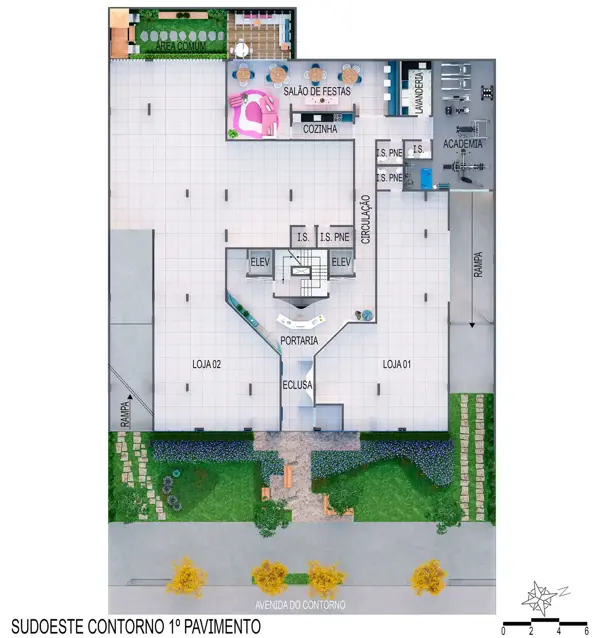 Apartamento 1 quarto 1 banheiro 58m²