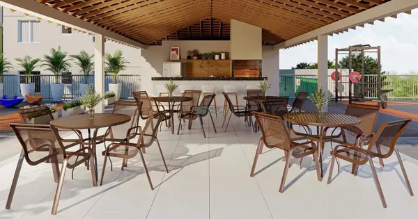 Apartamento 2 quartos 1 banheiro 48m²