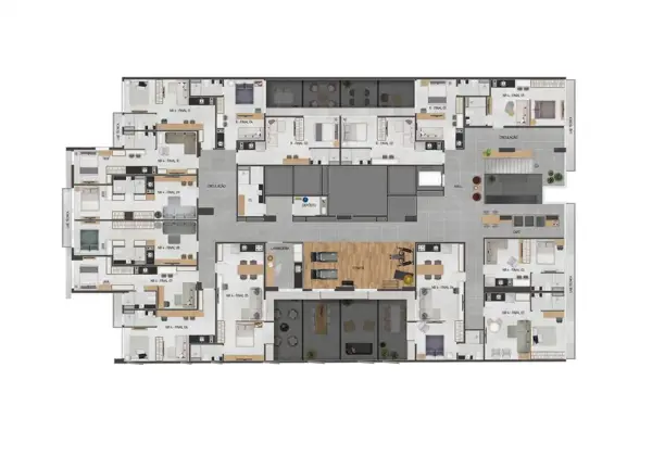 Apartamento 1 quarto  banheiros 31m²