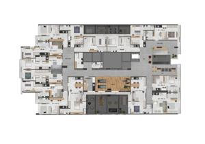 Apartamento 1 quarto  banheiros 31m²