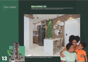 Apartamento 2 quartos 1 banheiro 35m²