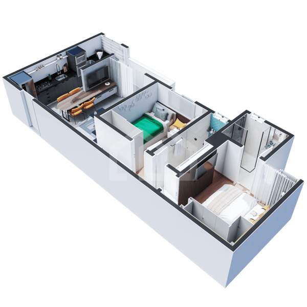 Apartamento 2 quartos 1 - 2 vagas 54 a 111m²
