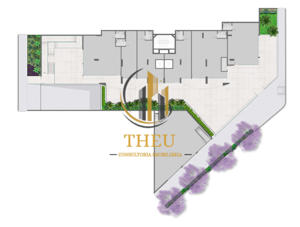 Apartamento 3 quartos 2 banheiros 168m²