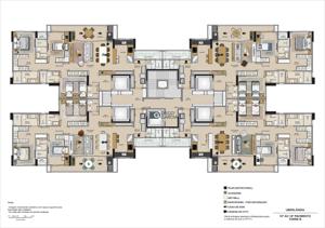Apartamento 3 quartos 4 banheiros 137m²