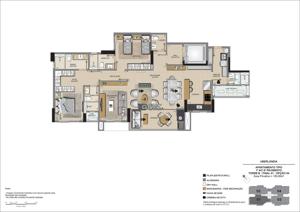 Apartamento 3 quartos 4 banheiros 137m²